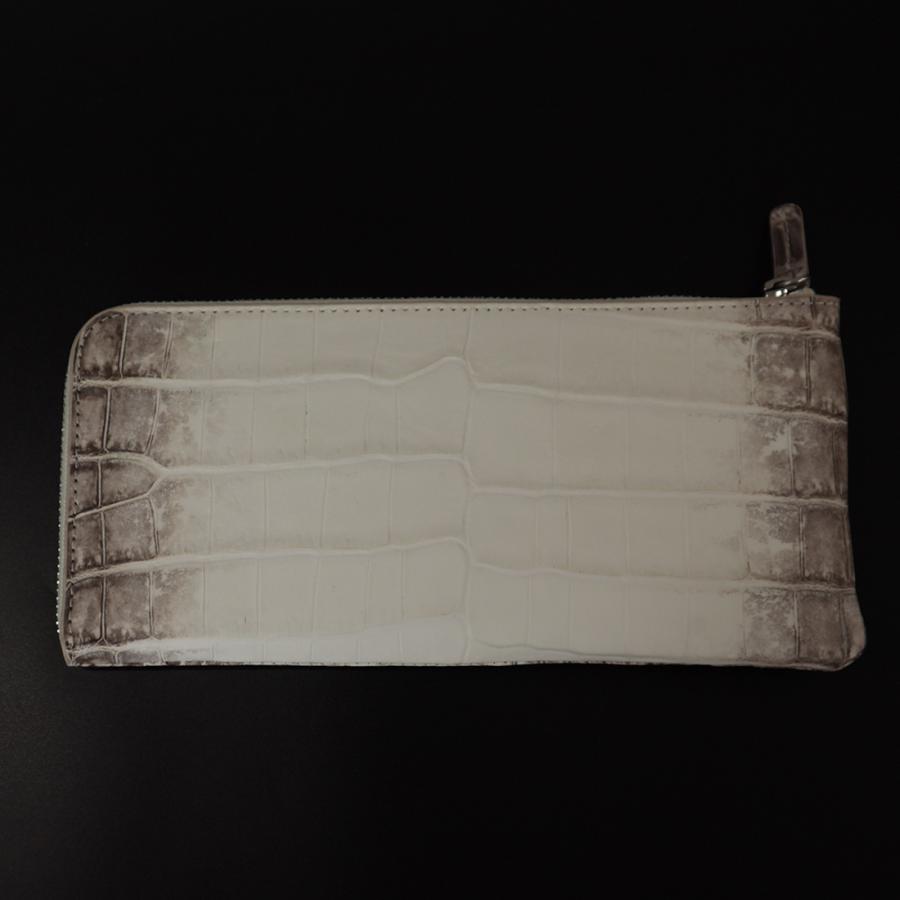 RODANIA（ロダニア） ヒマラヤクロコダイル L字ファスナー長財布 ワニ