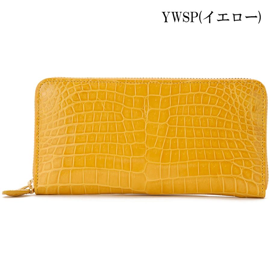 ロダニア RDOP201YW-S1 長財布（イエロー）RODANIA[RDOP201YWS1] 返品種別B RODANIA（ロダニア） シャイニングクロコダイル センターベース