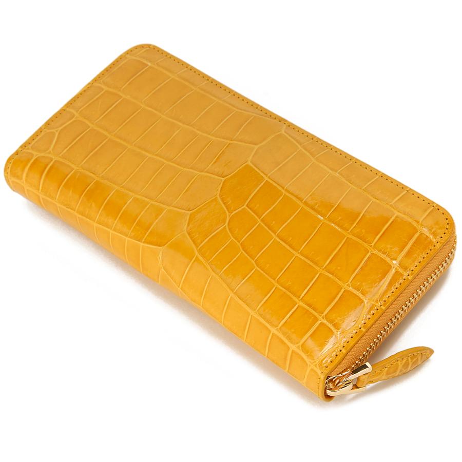 ★限定セール【新品・未使用】シャイニングクロコダイル 長財布 シャムワニ シャイニングクロコダイル 長財布 ワニ革 本革 RODANIA ロダニア 開運