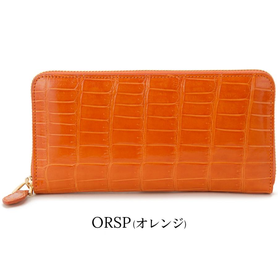 クロコダイル 長財布 シャイニング 光沢 メンズ レディース RODANIA