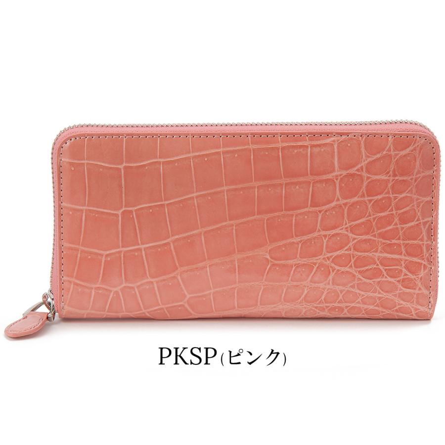 クロコダイル 長財布 シャイニング 光沢 メンズ レディース RODANIA