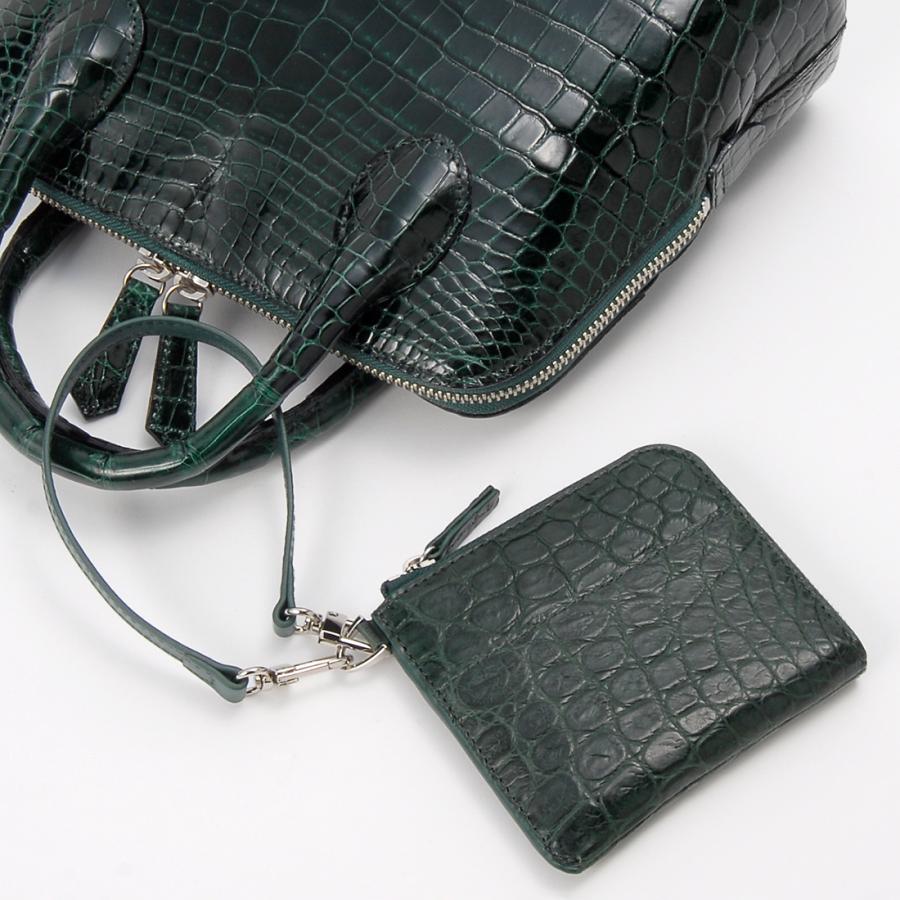 只今決算セール 在庫一掃セール クロコダイル コンパクト財布 コインケース ワニ革 本革  開運 金運 財運 縁起 財布 高級皮革 | RODANIA | 16