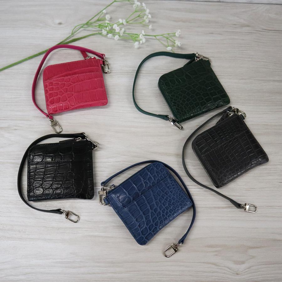 只今決算セール 在庫一掃セール クロコダイル コンパクト財布 コインケース ワニ革 本革  開運 金運 財運 縁起 財布 高級皮革 | RODANIA | 04