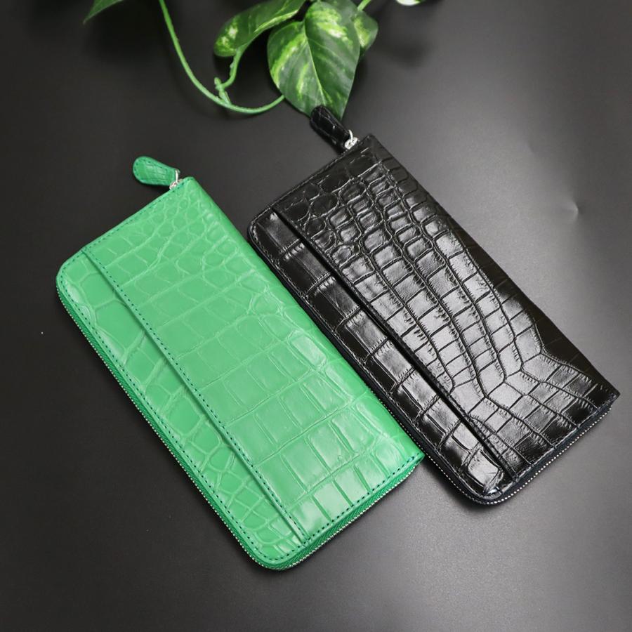 バレンタインセール クロコダイル 長財布 クロコマット仕上げ 本革メンズ レディース RODANIA ロダニア 開運 金運 高級皮革 高級財布 |  | 04