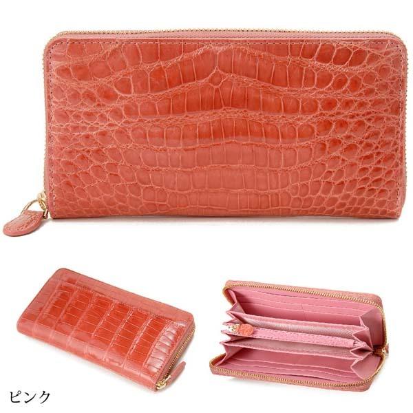 新春初売りセール シャイニング クロコダイル ラウンドファスナー長 