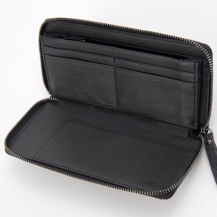 RODANIA（ロダニア） ヌバック クロコダイル ラウンドファスナー長財布