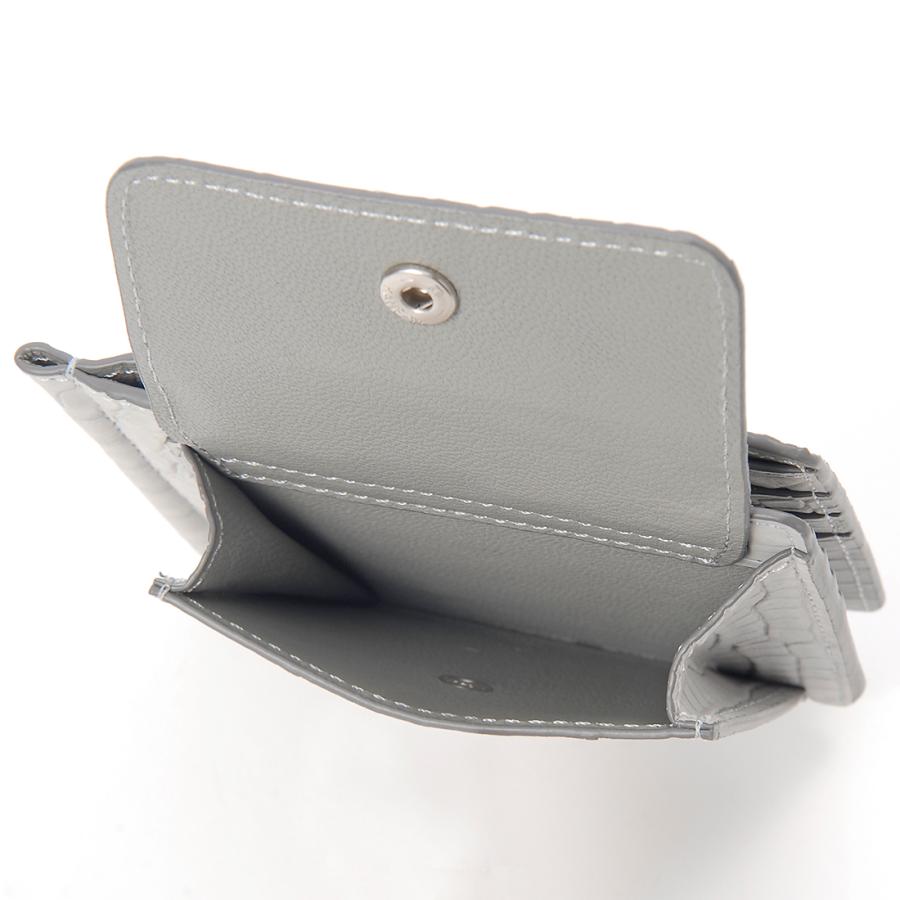 RODANIA（ロダニア） ヌバック クロコダイル 二つ折り財布