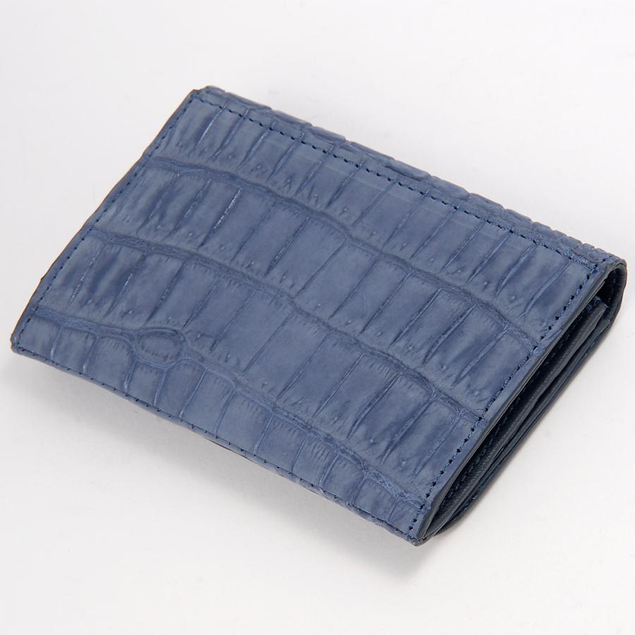 RODANIA（ロダニア） ヌバック クロコダイル カードケース 名刺入れ