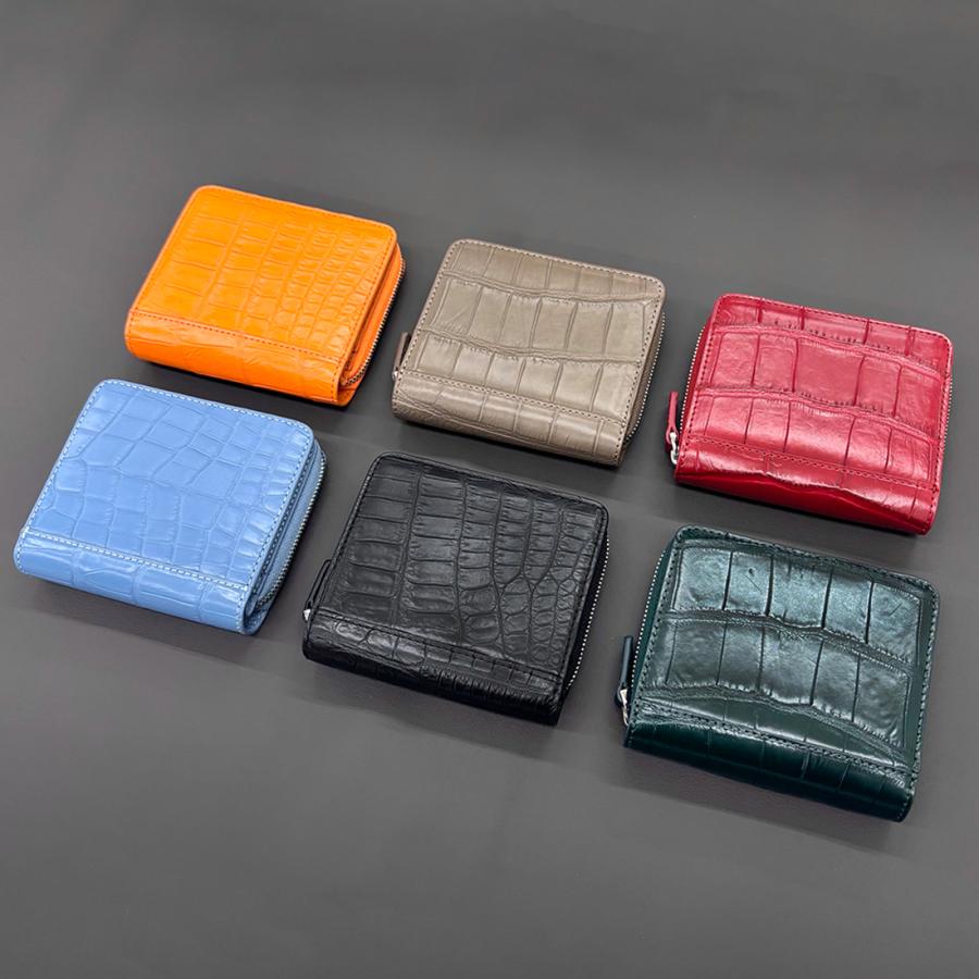 RODANIA ロダニア クロコダイル コンパクト財布 ラウンド RODANIA ロダニア クロコダイル コンパクト財布 ラウンド