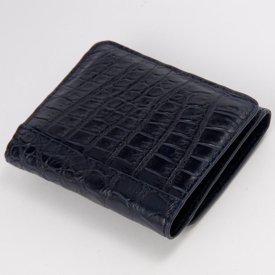 マット クロコダイル 二つ折り財布 コンパクト財布 ワニ革 財布 ロダニア RODANIA RDOC282 | RODANIA | 09