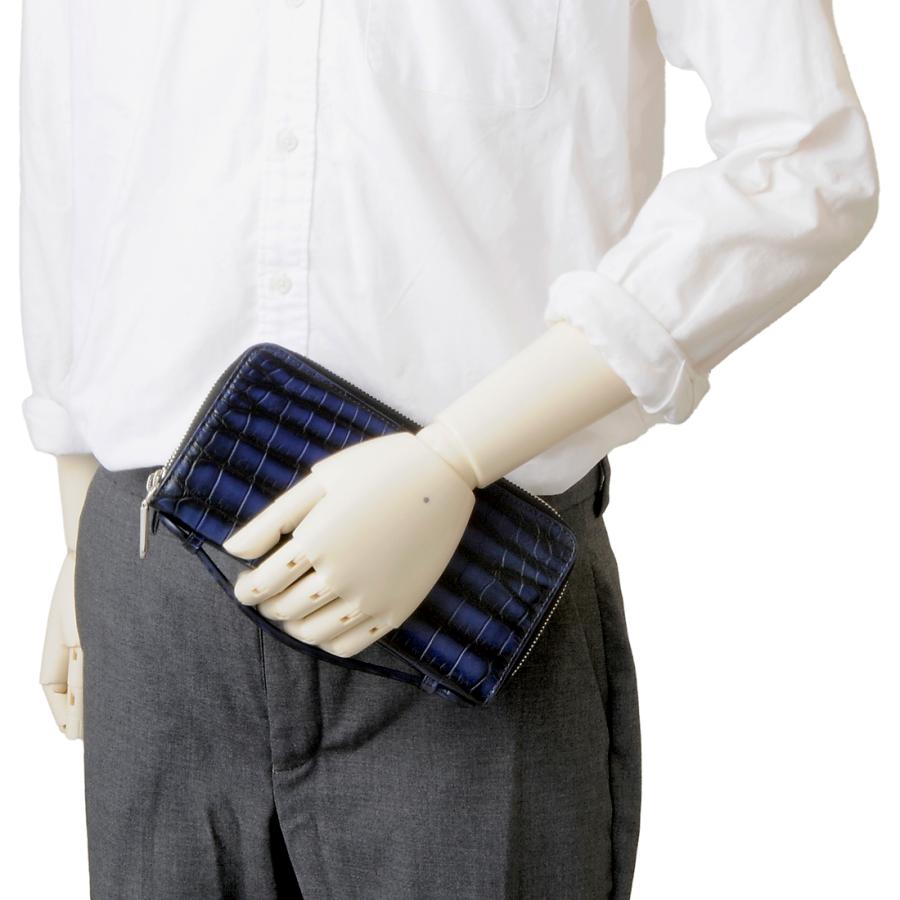 RODANIA ロダニア グラデーション クロコダイル 長財布 オーガナイザー