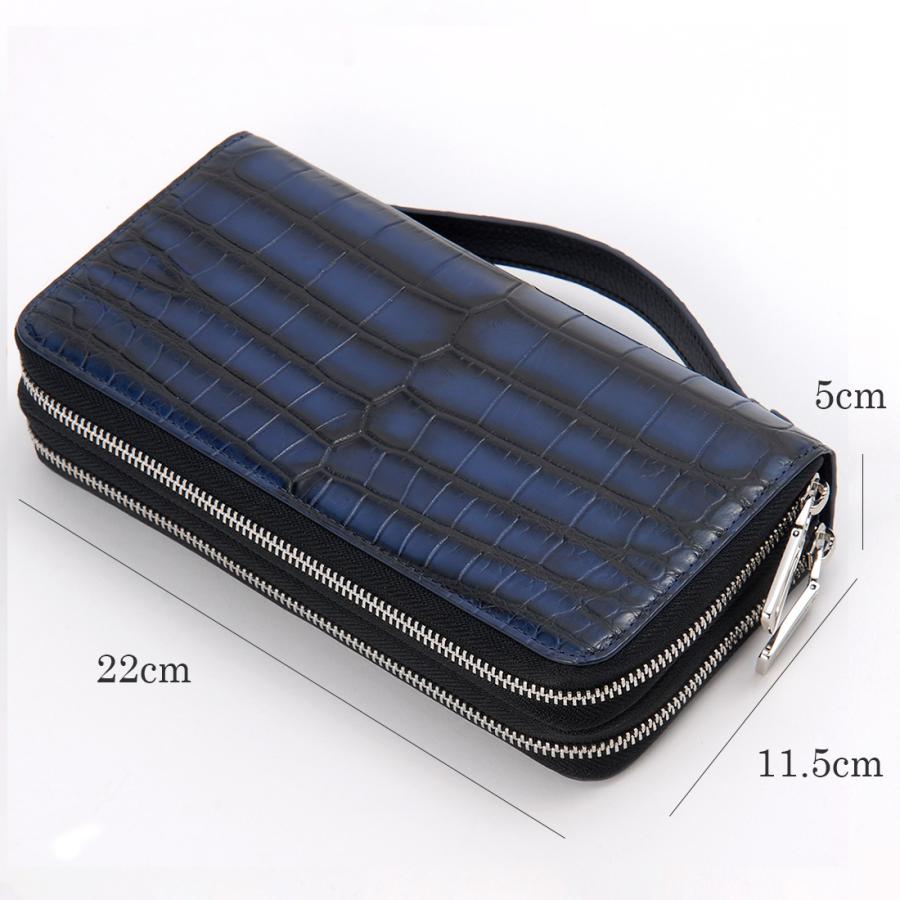 RODANIA ロダニア グラデーション クロコダイル 長財布 オーガナイザー