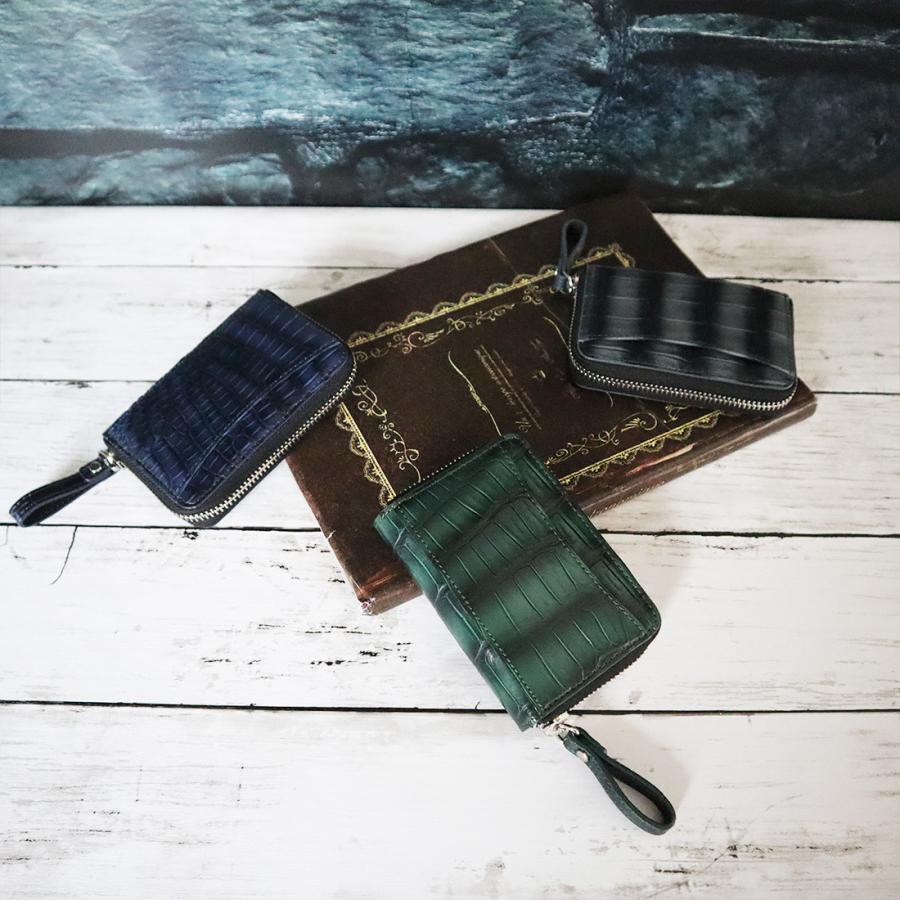 RODANIA ロダニア グラデーション クロコダイル コインケース 高級皮革