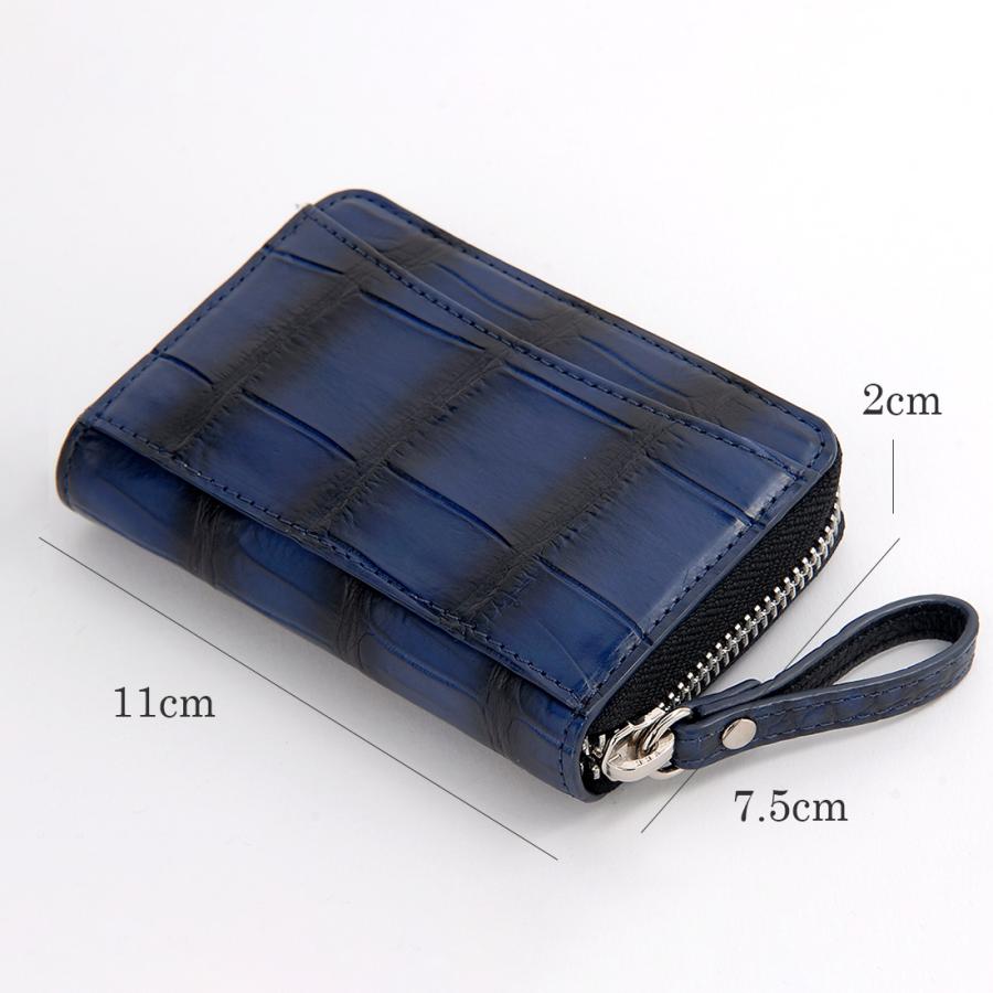 ゴールデンウイークセール RODANIA ロダニア グラデーション クロコダイル コインケース 高級皮革 高級財布 高級素材メンズ特選 |  | 07