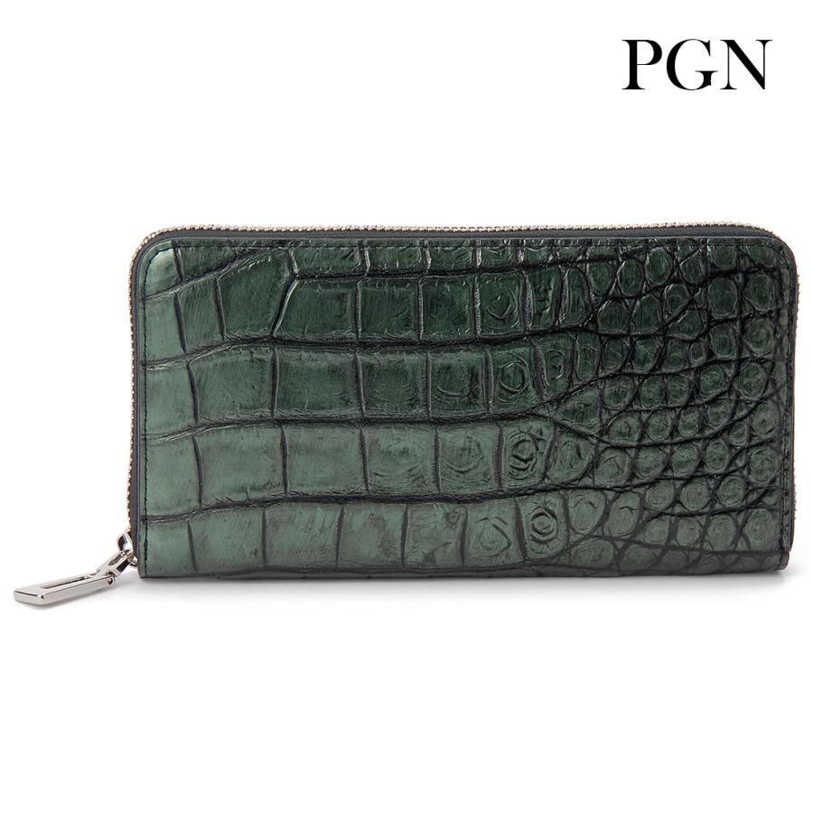 ロダニア 長財布 ロングウォレット クロコダイル グリーン 未使用 71227 ロダニア クロコダイル長財布 RDOC6636 1点