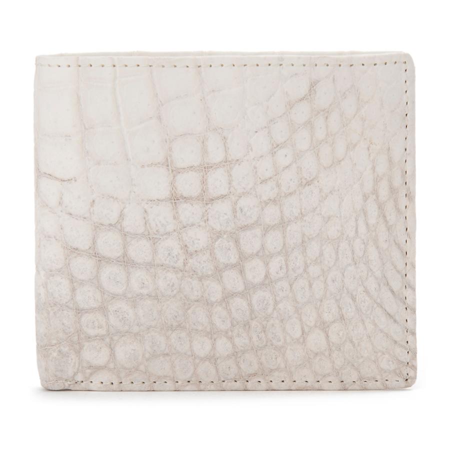 ヒマラヤ クロコダイル 二つ折り財布 高級一枚革仕立て RODANIA ロダニア 開運 金運 高級皮革 高級財布 高級特選 RODANIA（ロダニア） ヒマラヤ クロコダイル 二つ折り財布 高級一枚革