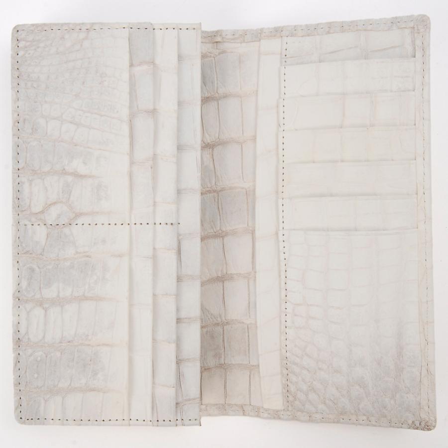 RODANIA（ロダニア） ヒマラヤ クロコダイル 長財布 高級一枚革仕立て