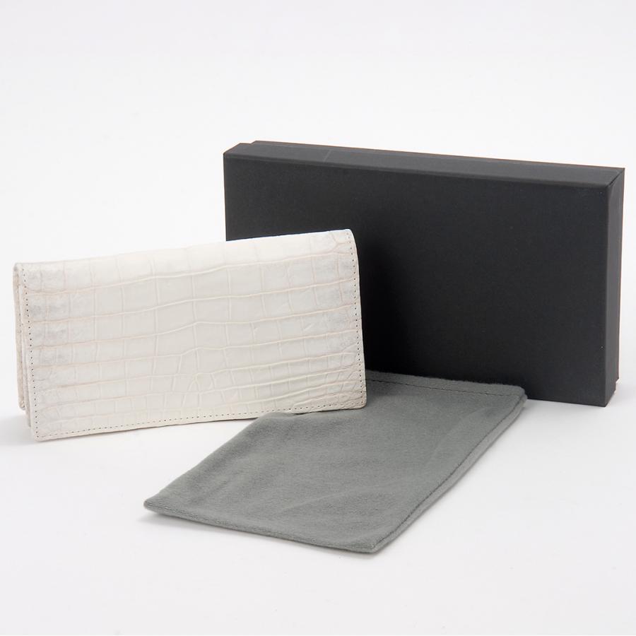 RODANIA（ロダニア） ヒマラヤ クロコダイル 長財布 高級一枚革仕立て