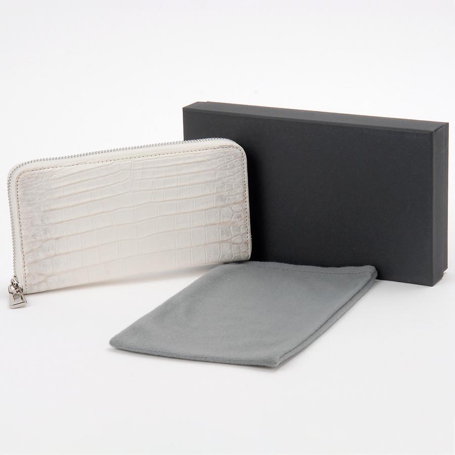 ヒマラヤクロコダイルラウンド長財布ロダニア RODANIA（ロダニア） ヒマラヤ クロコダイル ラウンドファスナー長財布