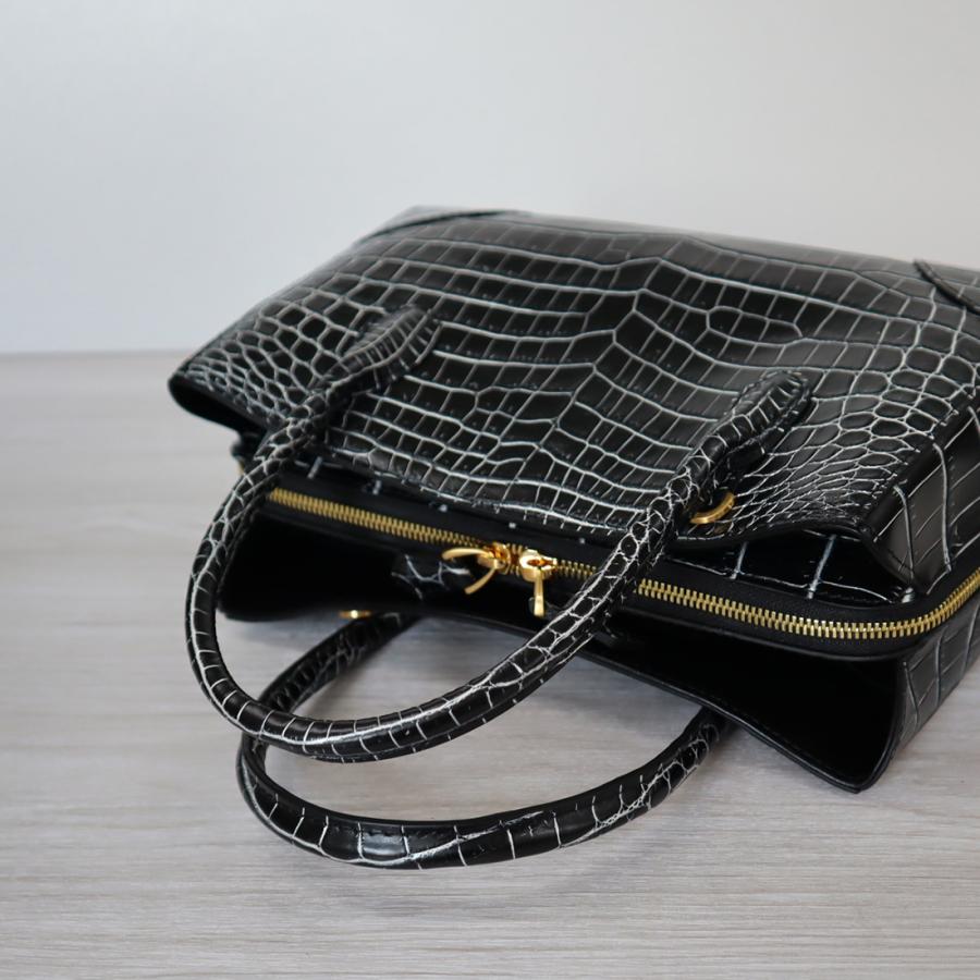 RODANIA（ロダニア） HCP クロコダイル ハンドバッグ 2WAYショルダー