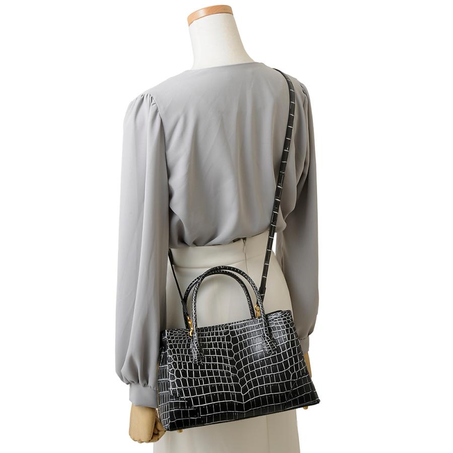 RODANIA（ロダニア） HCP クロコダイル ハンドバッグ 2WAYショルダー