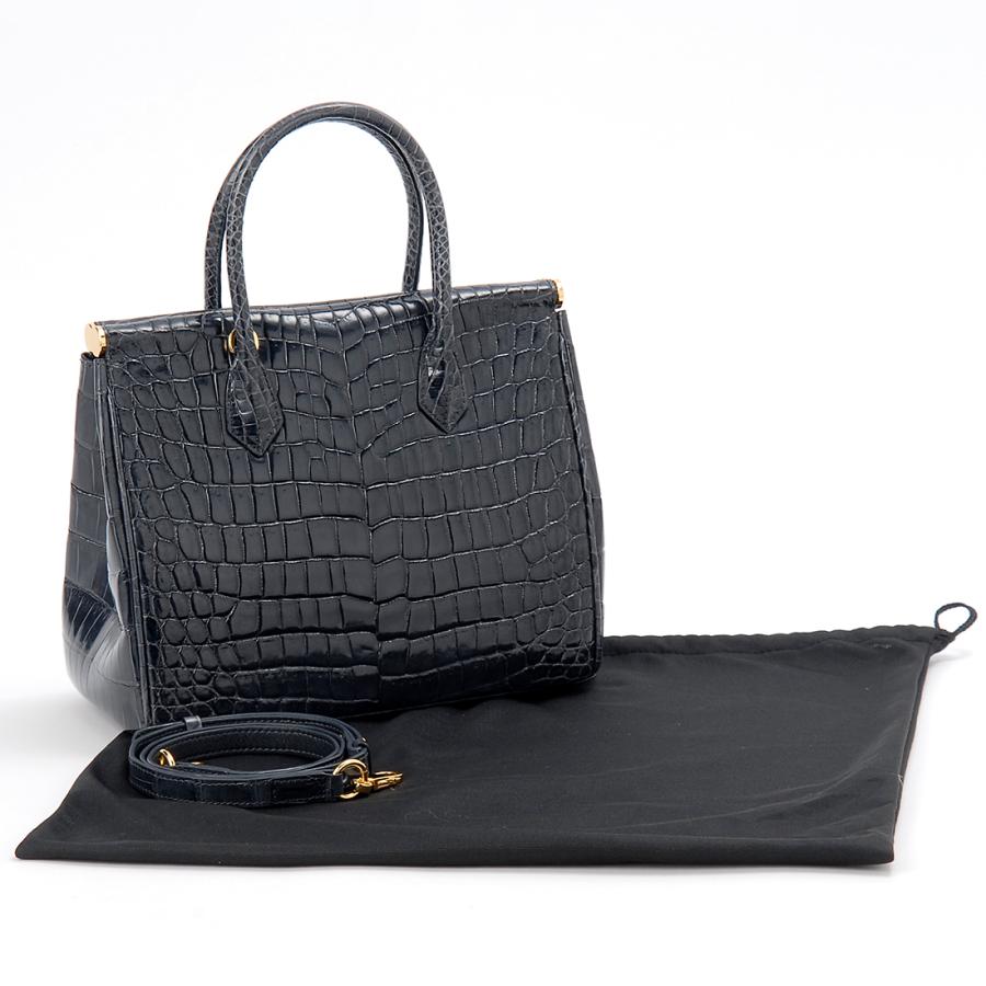 RODANIA（ロダニア） HCP シャイニング クロコダイル ハンドバッグ