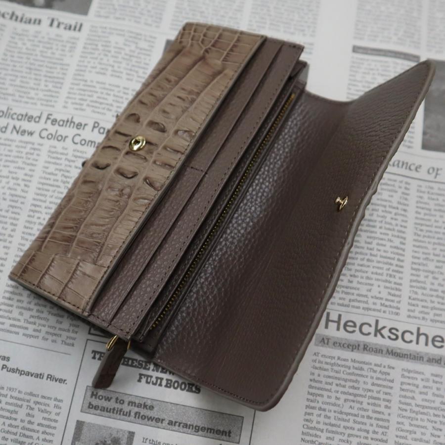 クロコダイル 長財布 レディース ワニ革 本革 公式 RODANIA ロダニア