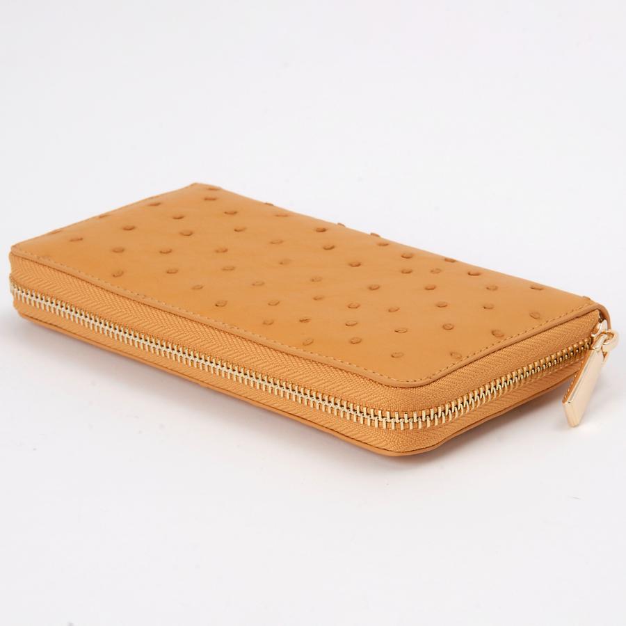 RODANIA（ロダニア） オーストリッチ ラウンドファスナー 長財布