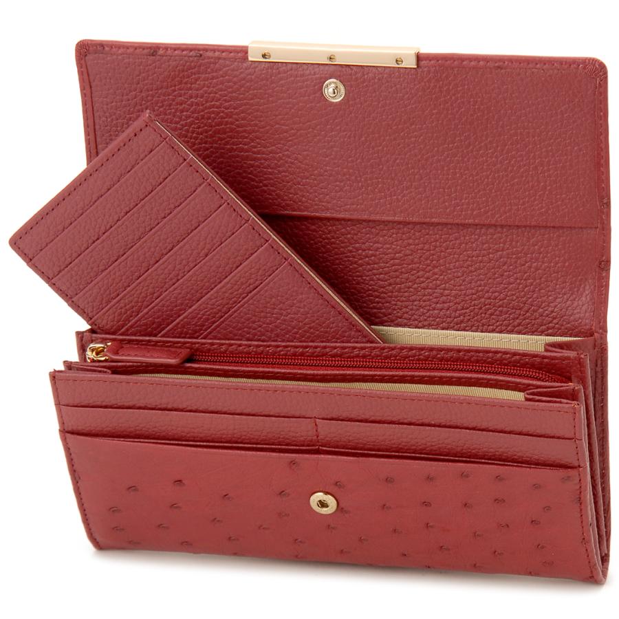 未使用 オーストリッチ フルポイント 長財布 ロダニア RODANIA ブラック ロダニア バッグ・小物 オーストリッチ フルポイントラウンド