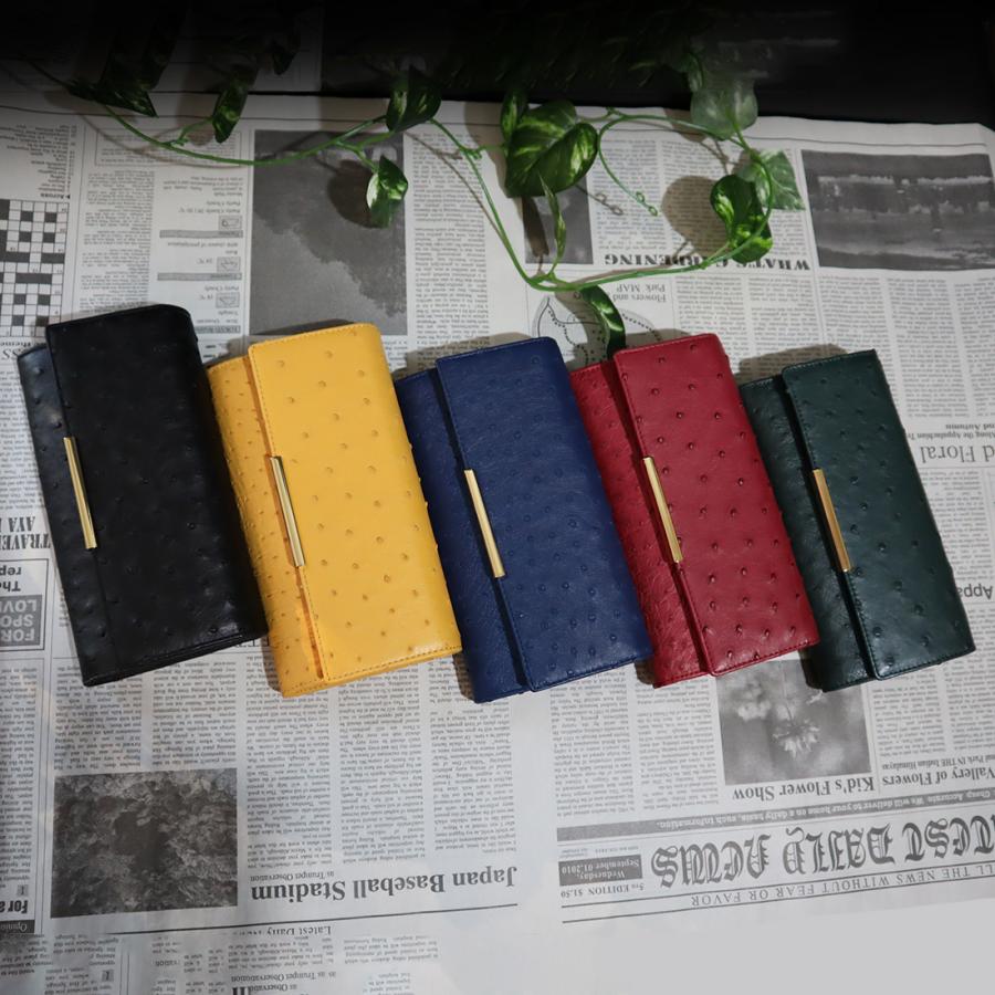 Ostrich オーストリッチ 長財布 レディース 本革 RODANIA Ostrich オーストリッチ 長財布 レディース 本革 RODANIA