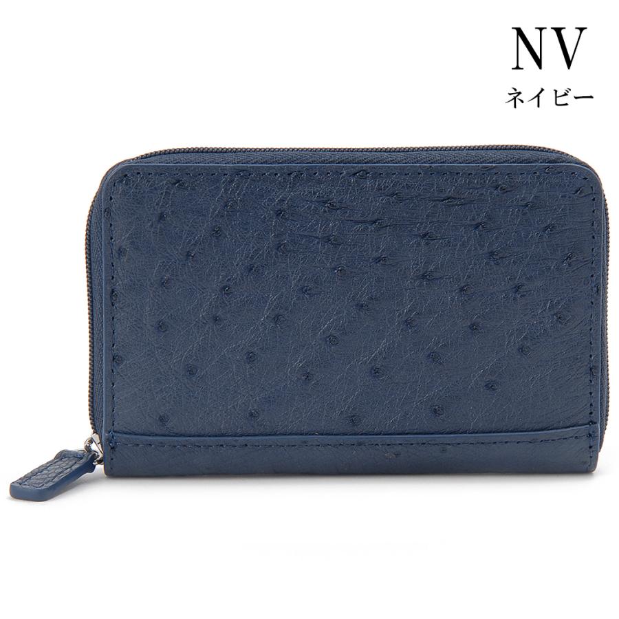 期間限定セール オーストリッチ 財布 コインケース 小銭入れ 本革 