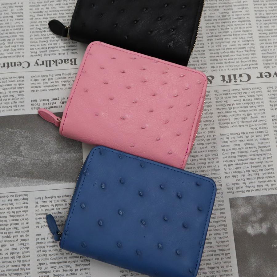 ポイント10倍 OSTRICH オーストリッチ 二つ折り財布 本革 開運 金運 財運 縁起 財布 |  | 03