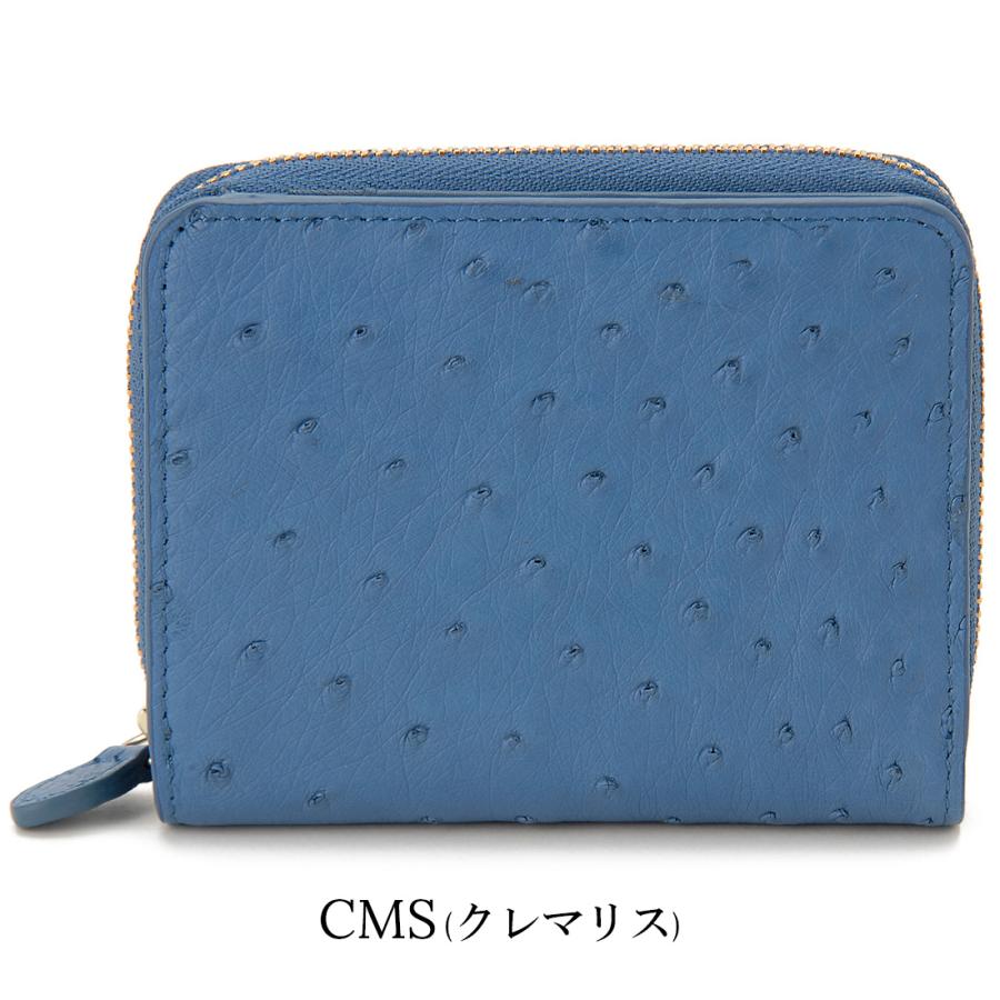 ポイント10倍 OSTRICH オーストリッチ 二つ折り財布 本革 開運 金運 財運 縁起 財布 |  | 07