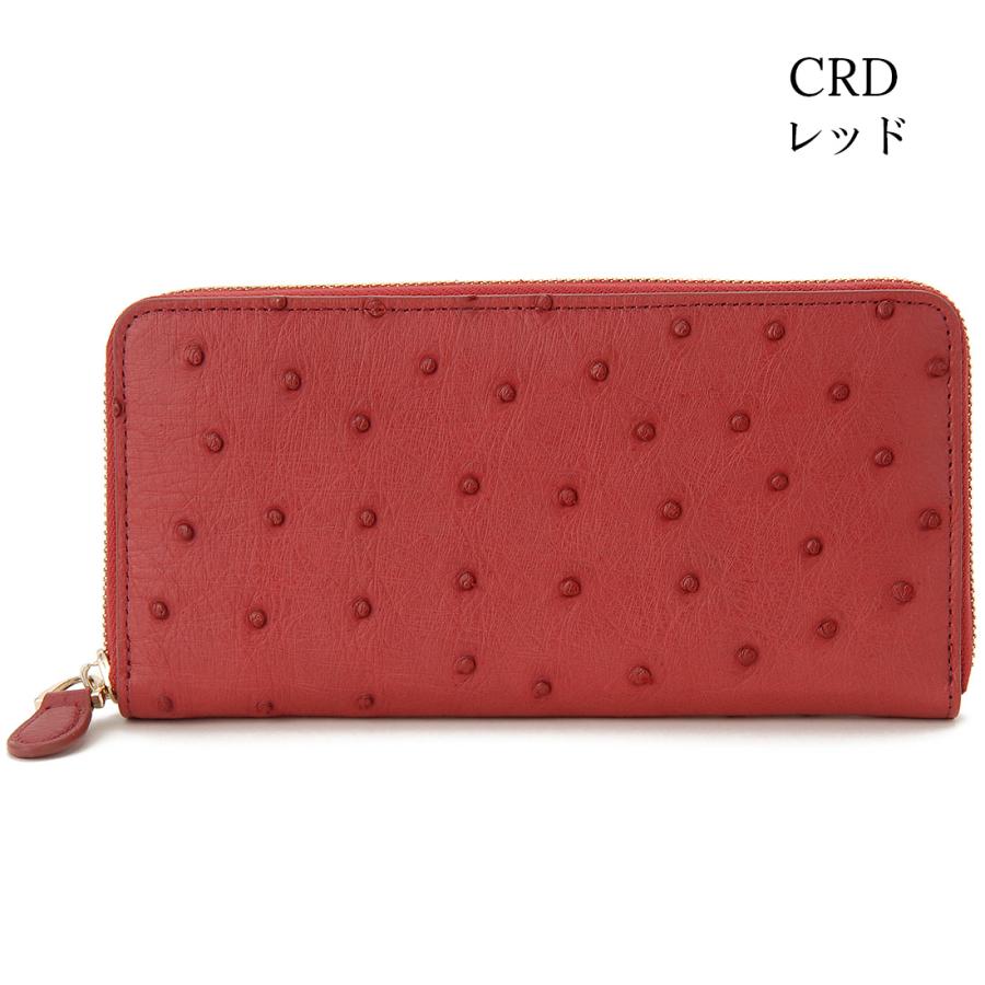 爆買WEEKセール オーストリッチ 長財布 贅沢フルポイント 本革 開運 金