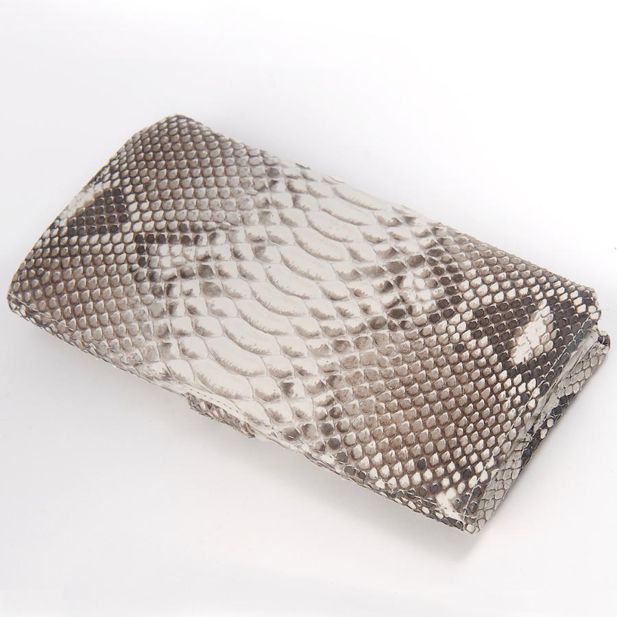 バレンタインセール 在庫一掃セール パイソン 長財布 レディース かぶせ ヘビ革 本革 開運 金運 財運 縁起 財布 |  | 06