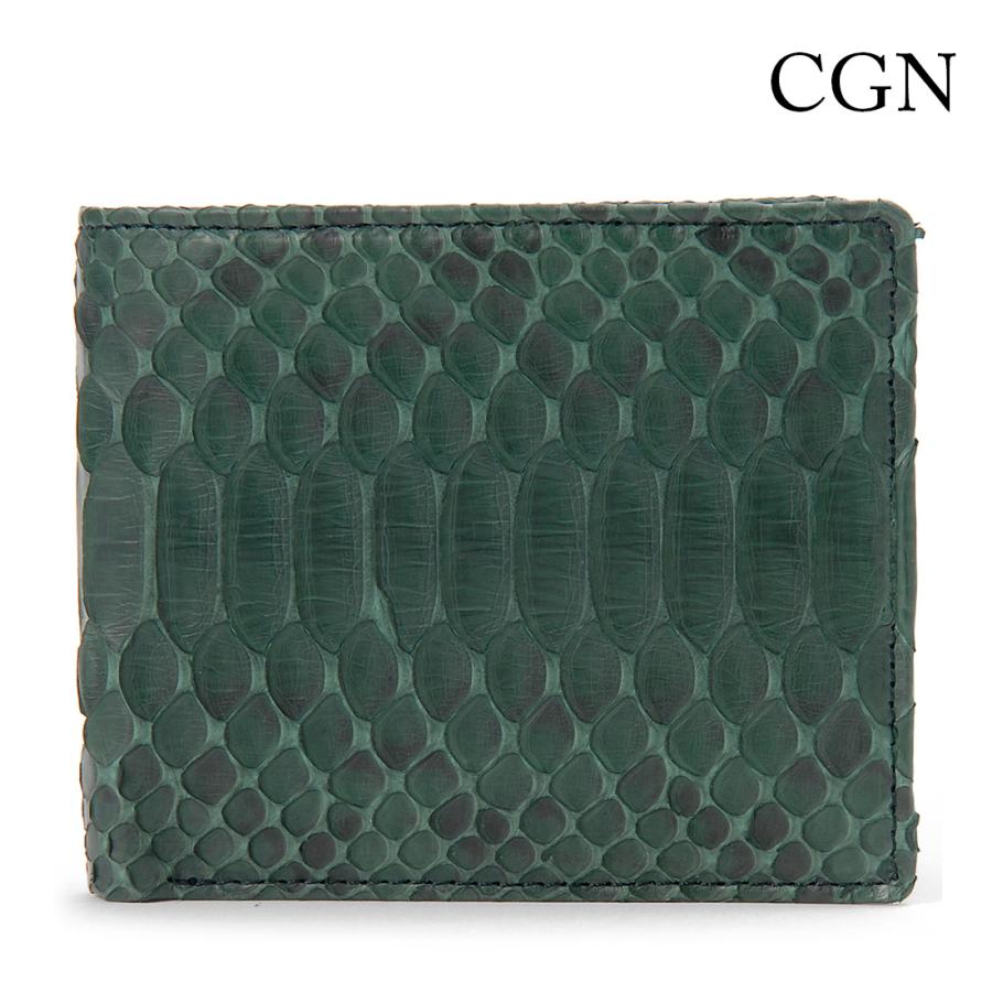 RODANIA（ロダニア） パイソン 二つ折り財布 ヘビ ダイヤモンド