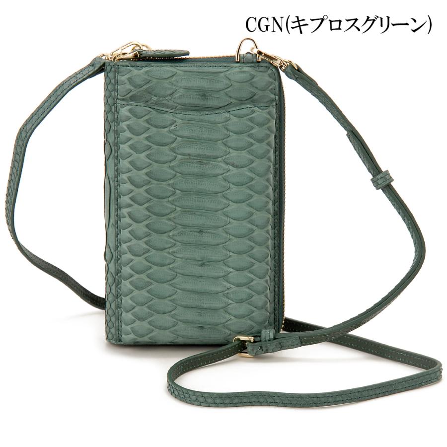 ダイヤモンドパイソン スマホポシェット ショルダーバッグ ヘビ ダイヤモンドパイソン スマホポシェット ショルダーバッグ ヘビ
