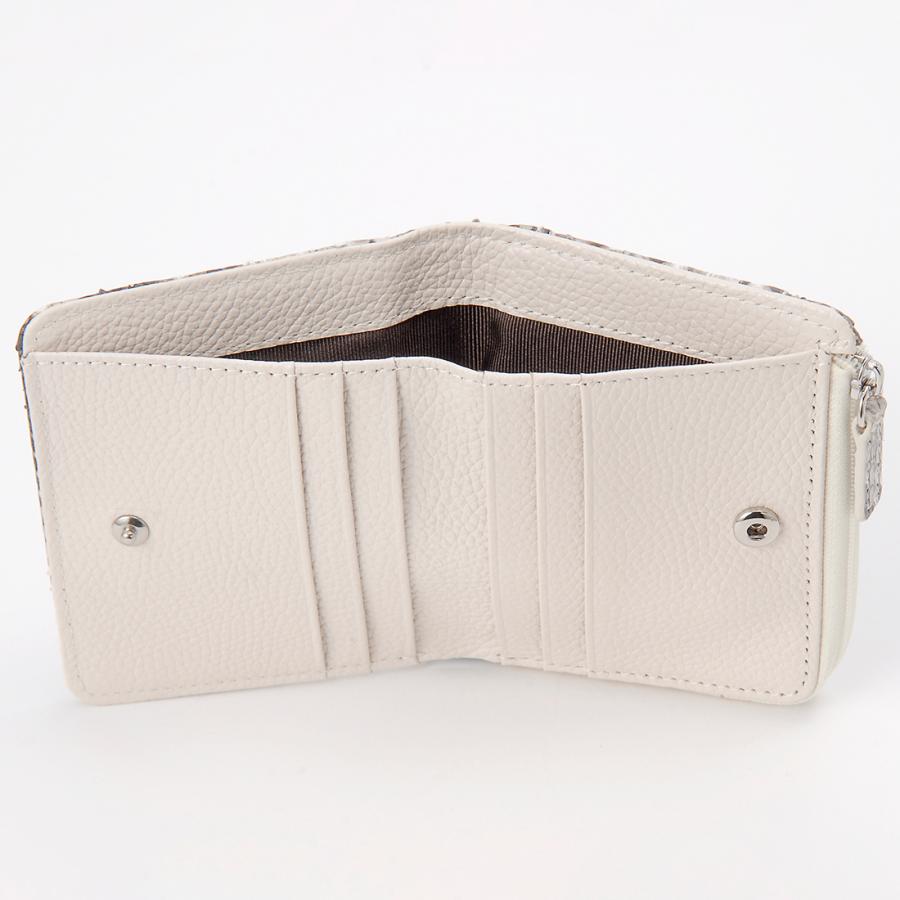 バレンタインセール 在庫一掃セール パイソン 二つ折り財布 コンパクト財布 パイソン ヘビ 蛇革 本革 開運 金運 財運 縁起 財布 |  | 08