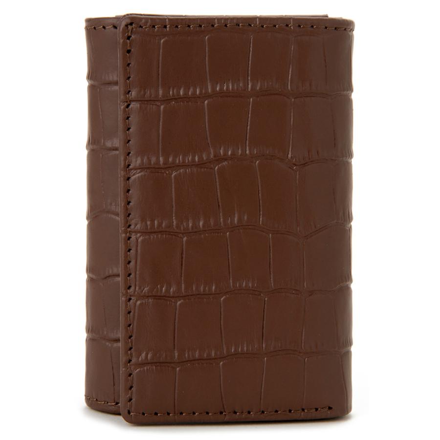 ミニ財布 コンパクト財布 牛本革 折財布 三つ折り財布 スマート