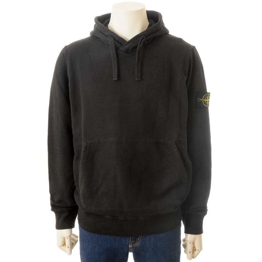 STONE ISLAND（ストーン アイランド） パーカー メンズ ブラック
