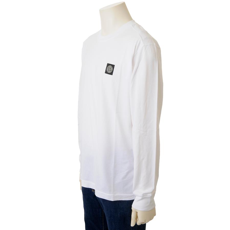 STONE ISLAND ストーンアイランド ロンT メンズ ホワイト 長袖 T STONE ISLAND ストーンアイランド ロンT メンズ ホワイト 長袖 T