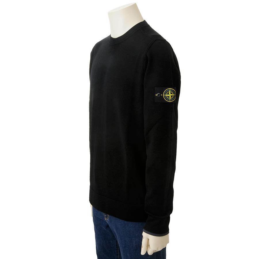 STONE ISLAND ストーンアイランド セーター メンズ ブラック STONE ISLAND ストーンアイランド セーター メンズ ブラック