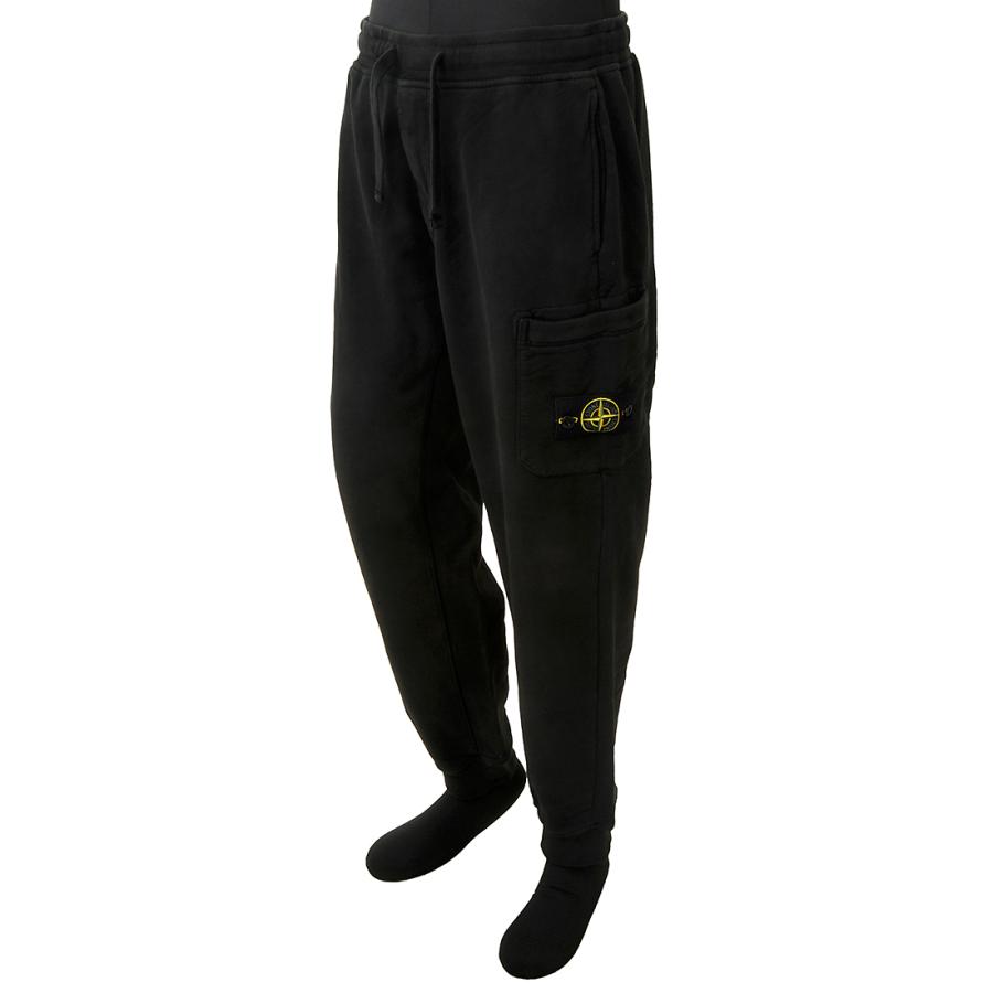 STONE ISLAND ストーンアイランド スウェットパンツ メンズ ブラック 