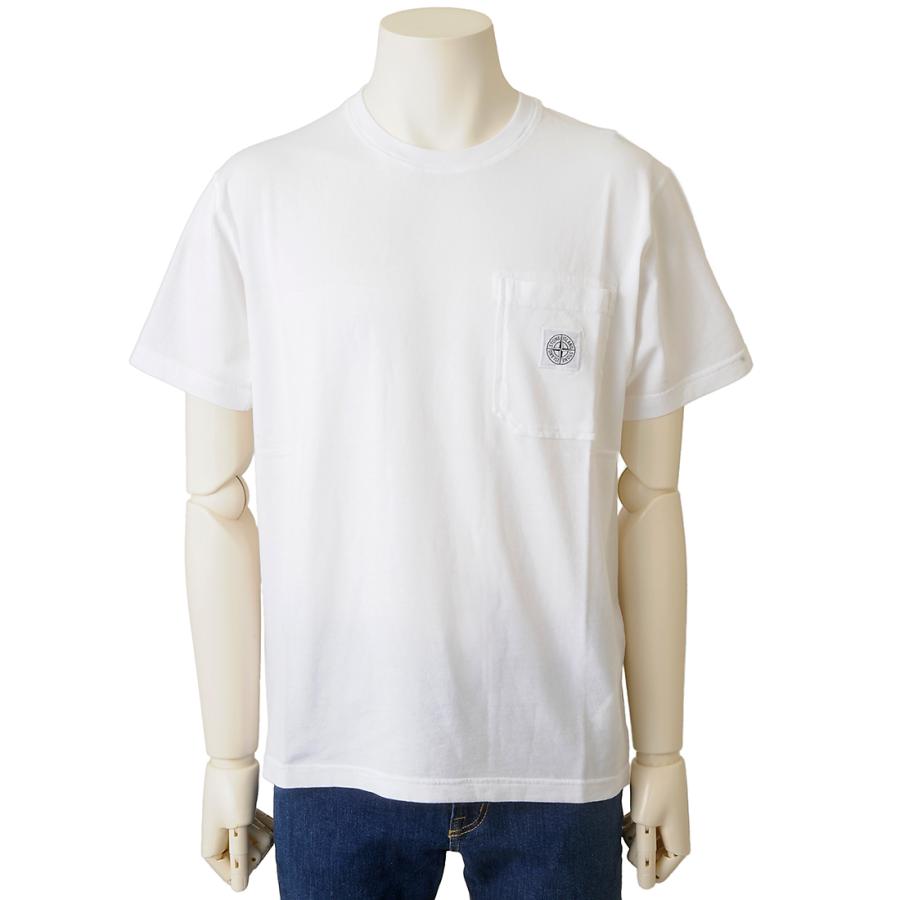 STONE ISLAND（ストーン アイランド） Tシャツ メンズ ホワイト 