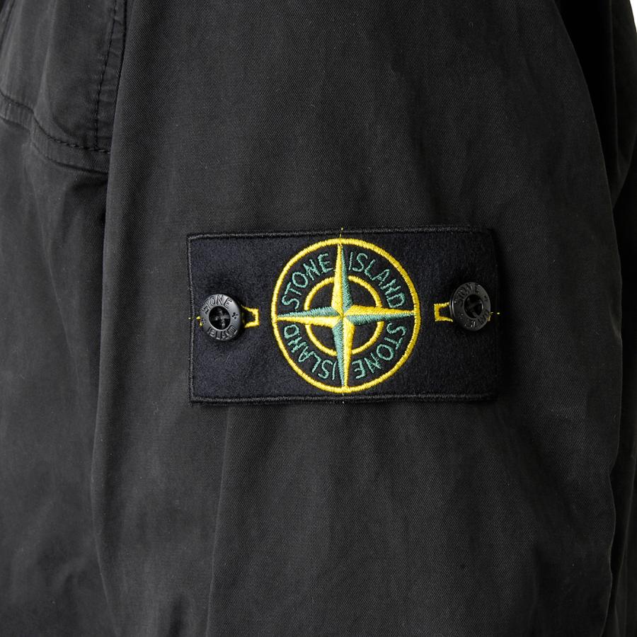 スーパーセール ストーンアイランド STONE ISLAND ブルゾン メンズ ブラック 811510110 V0029 OVERSHIRTの画像