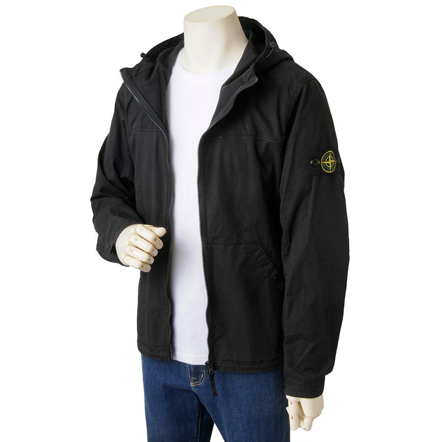 スーパーセール ストーンアイランド STONE ISLAND ブルゾン メンズ ブラック 811510110 V0029 OVERSHIRTの画像