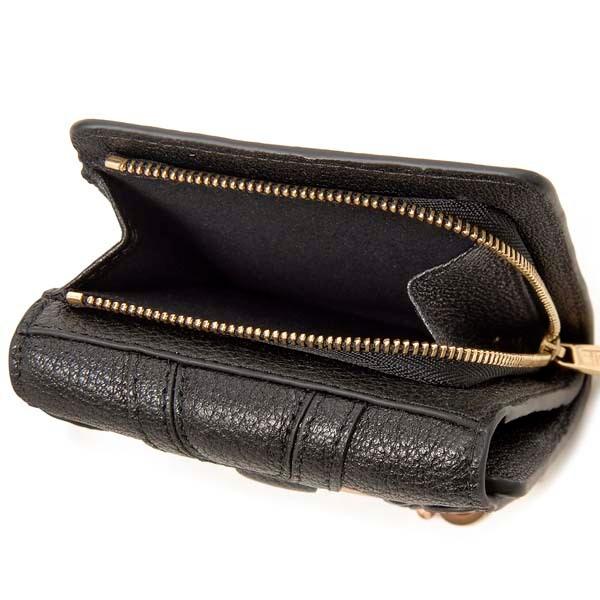See By Chloe ハナ ミニ財布 ブラック 新品 SEE BY CHLOE（シーバイクロエ） 財布 三つ折り財布 レディース