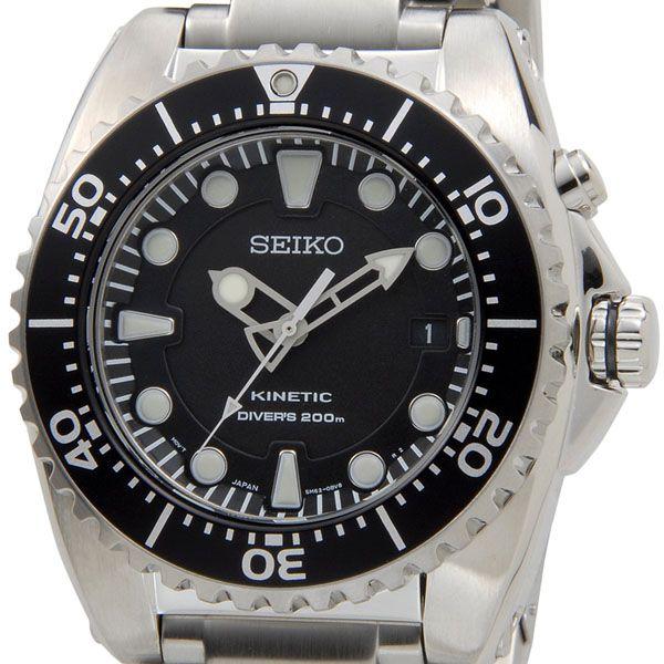 セイコー SEIKO ダイバーズ メンズ 腕時計 SKA371P1 KINETIC キネティック搭載 200M防水 ブランド｜s-select
