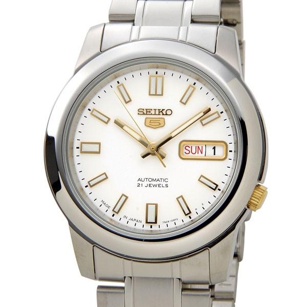 セイコー SEIKO 5 セイコー SEIKO ファイブ SNKK07J1 腕時計 メンズ 自動巻き ホワイト｜s-select