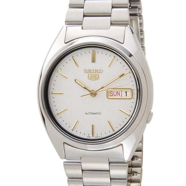 セイコー5 セイコーファイブ メンズ 時計 SNXG47K ホワイト SEIKO セイコー 自動巻き 腕時計 ウォッチ｜s-select